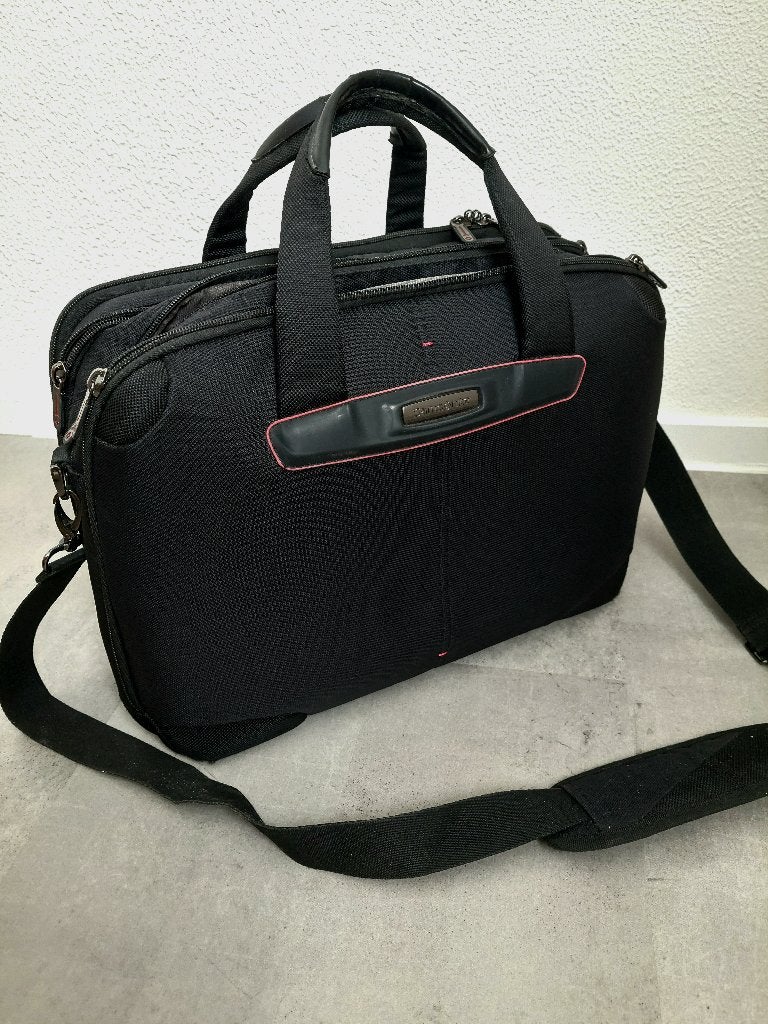 Samsonite Network Laptoptas, Ophalen, 15 inch, Zo goed als nieuw, Zwart