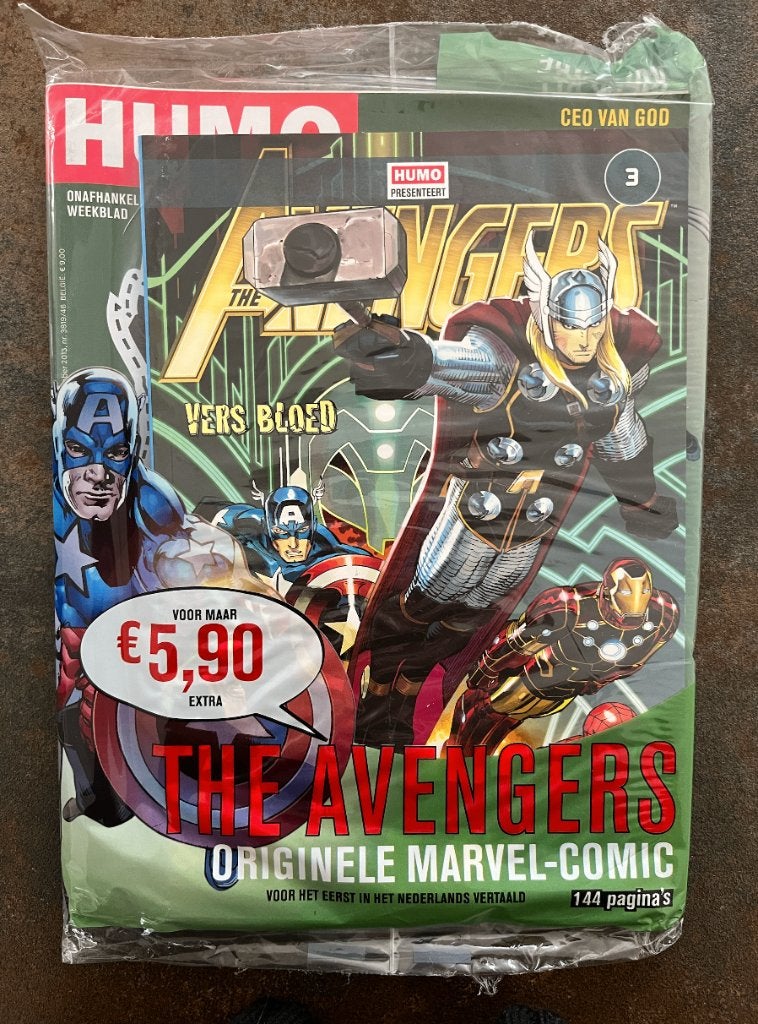 Marvel Humo The Avengers Vers Bloed NIEUW IN FOLIE +magazine, Boeken, Eén comic, Amerika, Verzenden, Nieuw