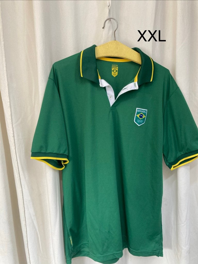 voetbal shirt Brazilië Olympische spelen WK XXL, Groter dan maat XL, Ophalen of Verzenden, Zo goed als nieuw, Shirt