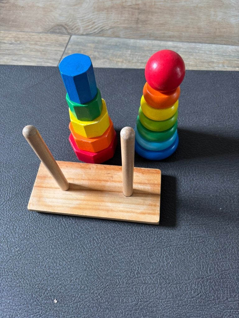 Houten stapeltoren, Ophalen of Verzenden, Gebruikt, Overige typen