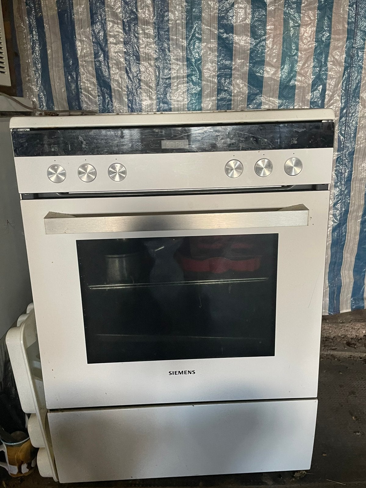 Siemens fornuis met oven, Witgoed en Apparatuur, Zo goed als nieuw, Vrijstaand, 90 tot 95 cm, Elektrisch