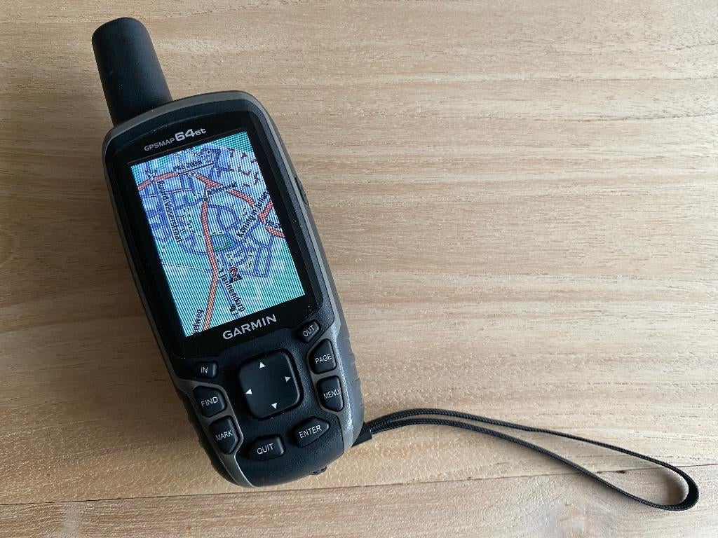 Garmin GPSMAP 64st – Nieuwstaat + Hoes, Ophalen, Zo goed als nieuw, Navigatie of Gps