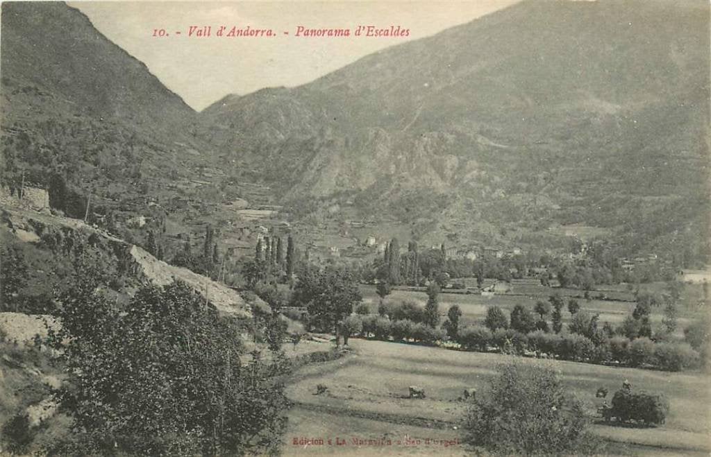 381-157-041 Vallee D'Andorre, Verzenden, Voor 1920, Overig Europa