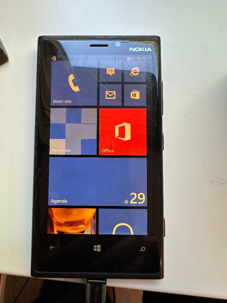 Nokia Lumia 920 - Zonder lader en oortjes, Telecommunicatie, Ophalen, Gebruikt, Overige modellen, Zwart