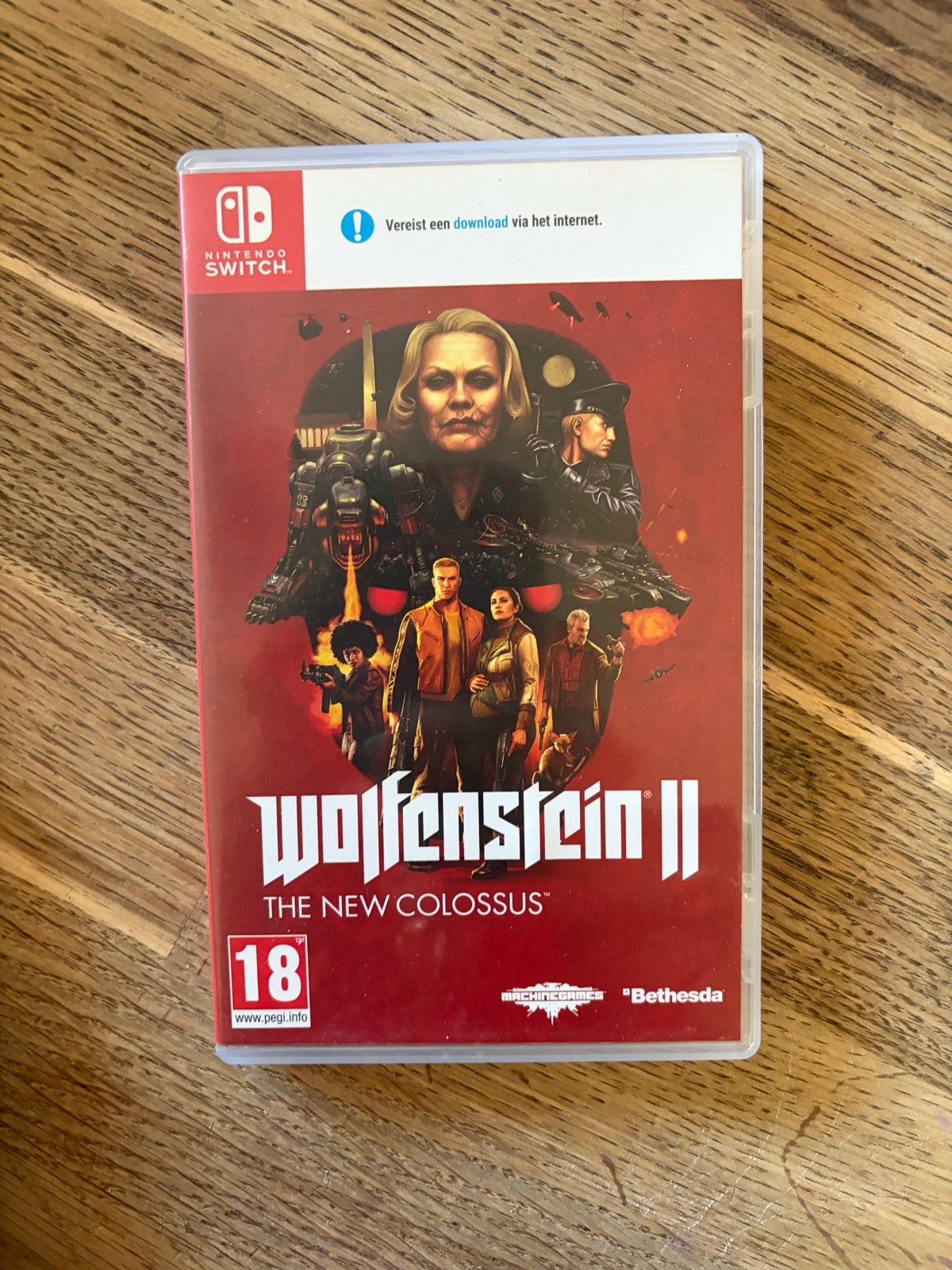 Wolfenstein II: The New Colossus - Nintendo Switch, Spelcomputers en Games, Vanaf 18 jaar, Shooter, 1 speler, Ophalen of Verzenden