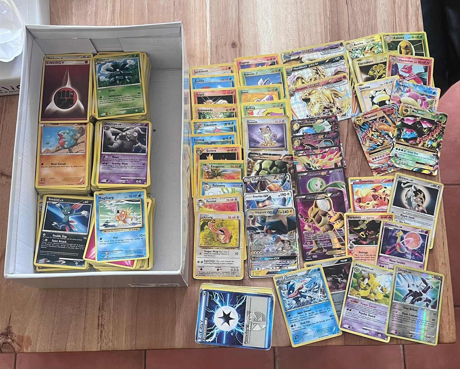 Grote collectie pokemon kaarten, Ophalen of Verzenden, Gebruikt, Meerdere kaarten