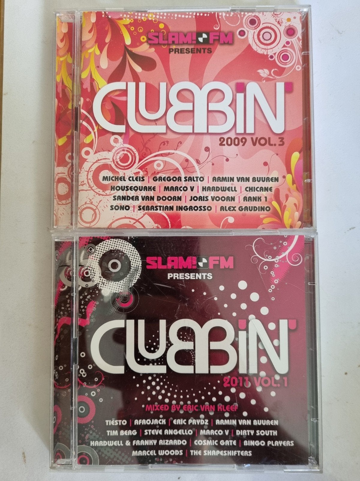 SLAM!FM PRESENTS CLUBBIN' - 2 Verzamel2cd's - vanaf 3€, Ophalen of Verzenden