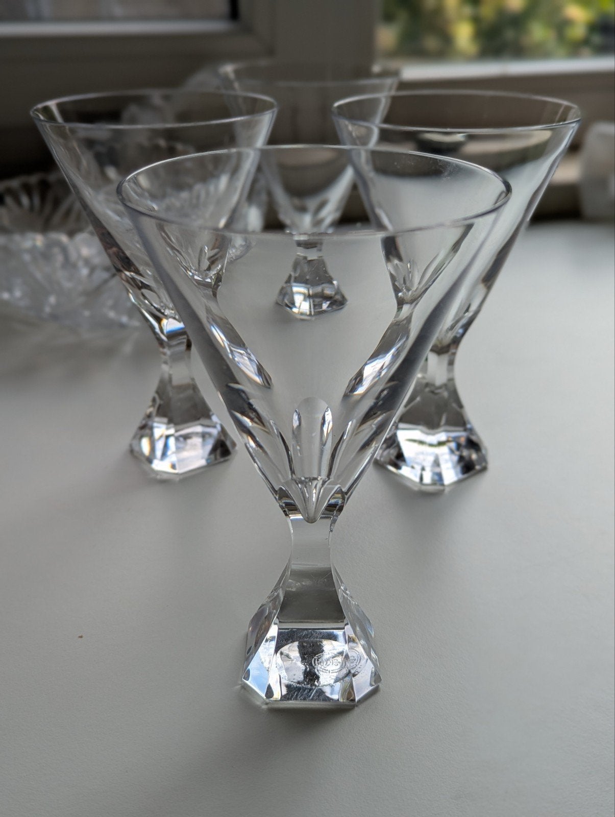 Set van 4 kristallen cocktailglazen Talleyrand, Ophalen of Verzenden