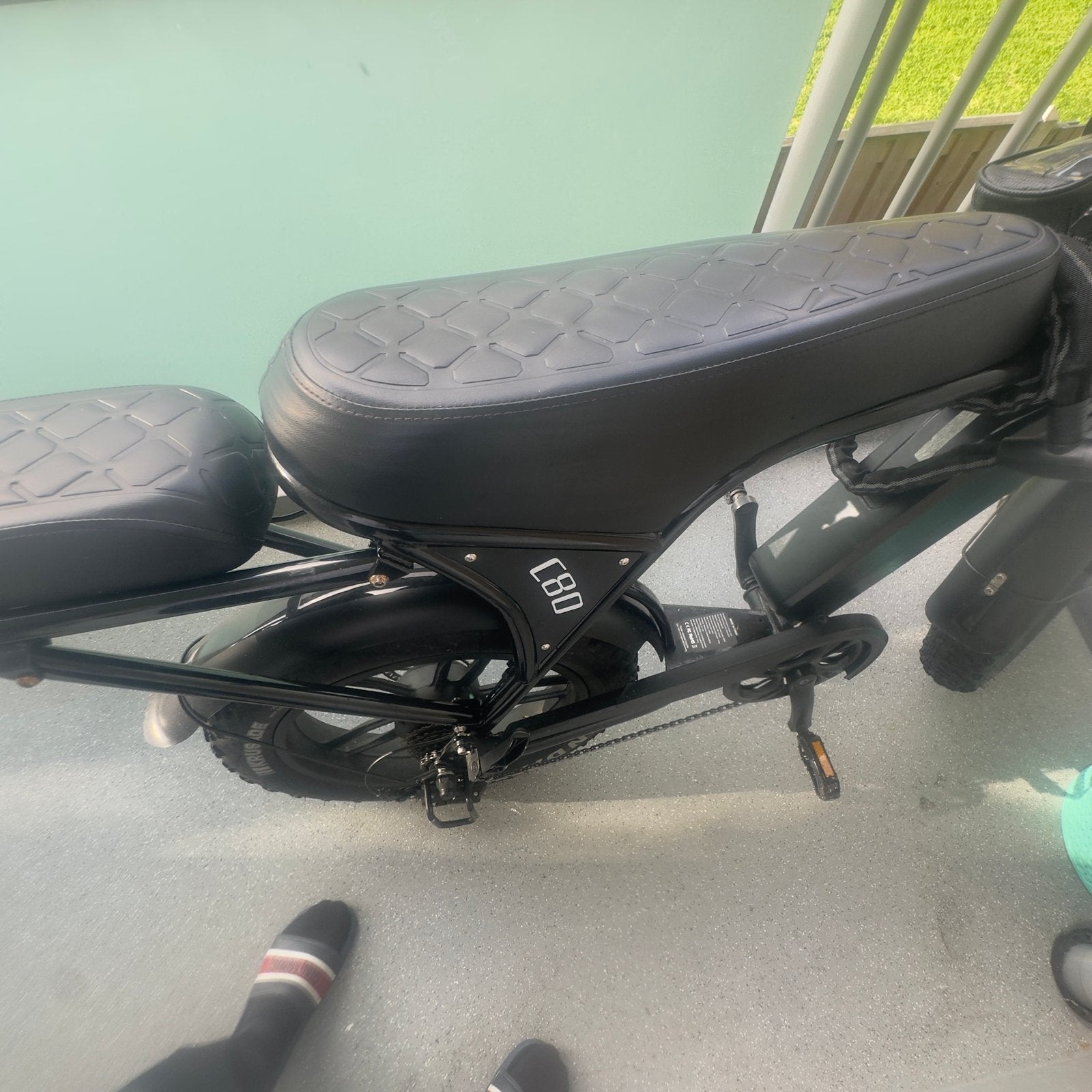 Stoere E-bike C80 met dubbel zadel, Versnellingen, Minder dan 49 cm, Zo goed als nieuw, Schijfrem