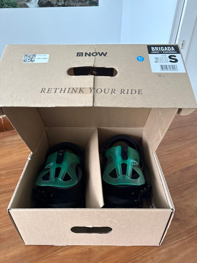 NOW Brigada Snowboard Bindingen Maat S (36,5-40), Ophalen of Verzenden, Zo goed als nieuw, Bindingen