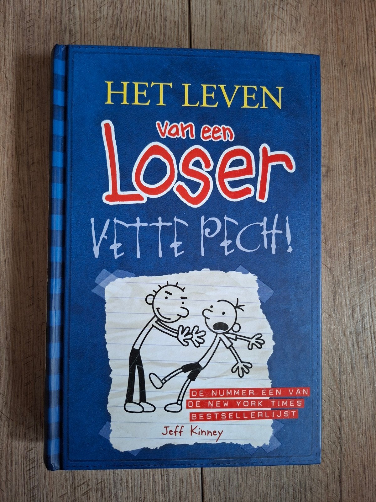 Het Leven van een Loser - Jeff Kinney - Vette pech!, Boeken, Ophalen of Verzenden, Zo goed als nieuw, Jeff Kinney