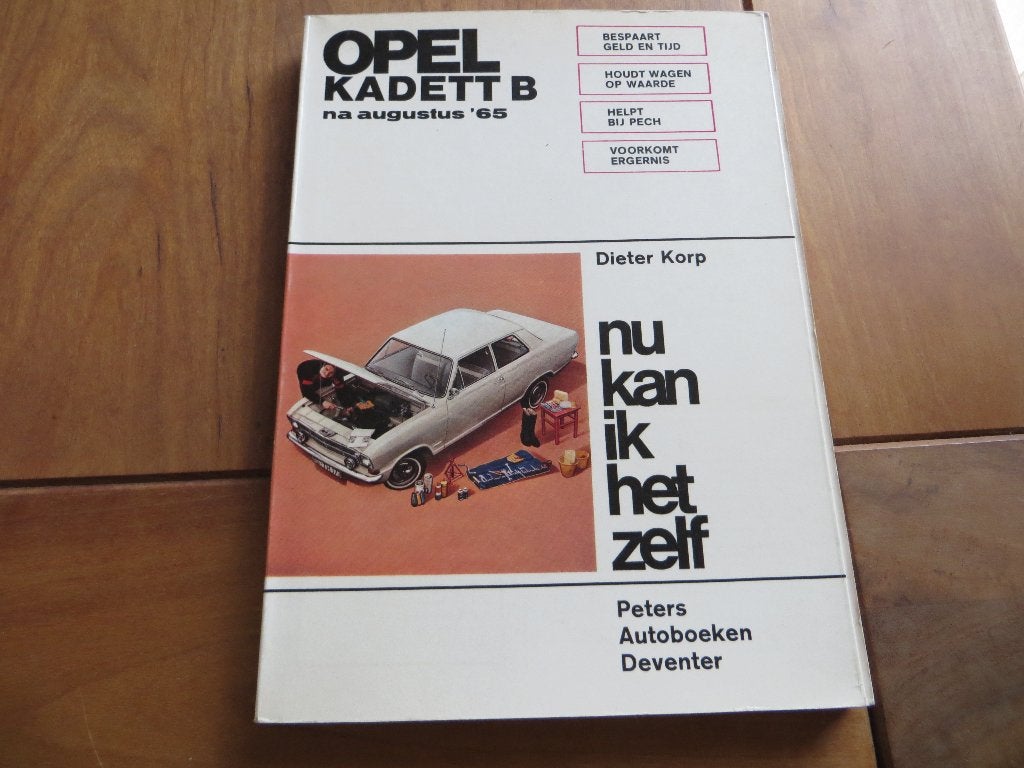 Nu kan ik het zelf vraagbaak Opel Kadett B vanaf 8-1965, Ophalen of Verzenden