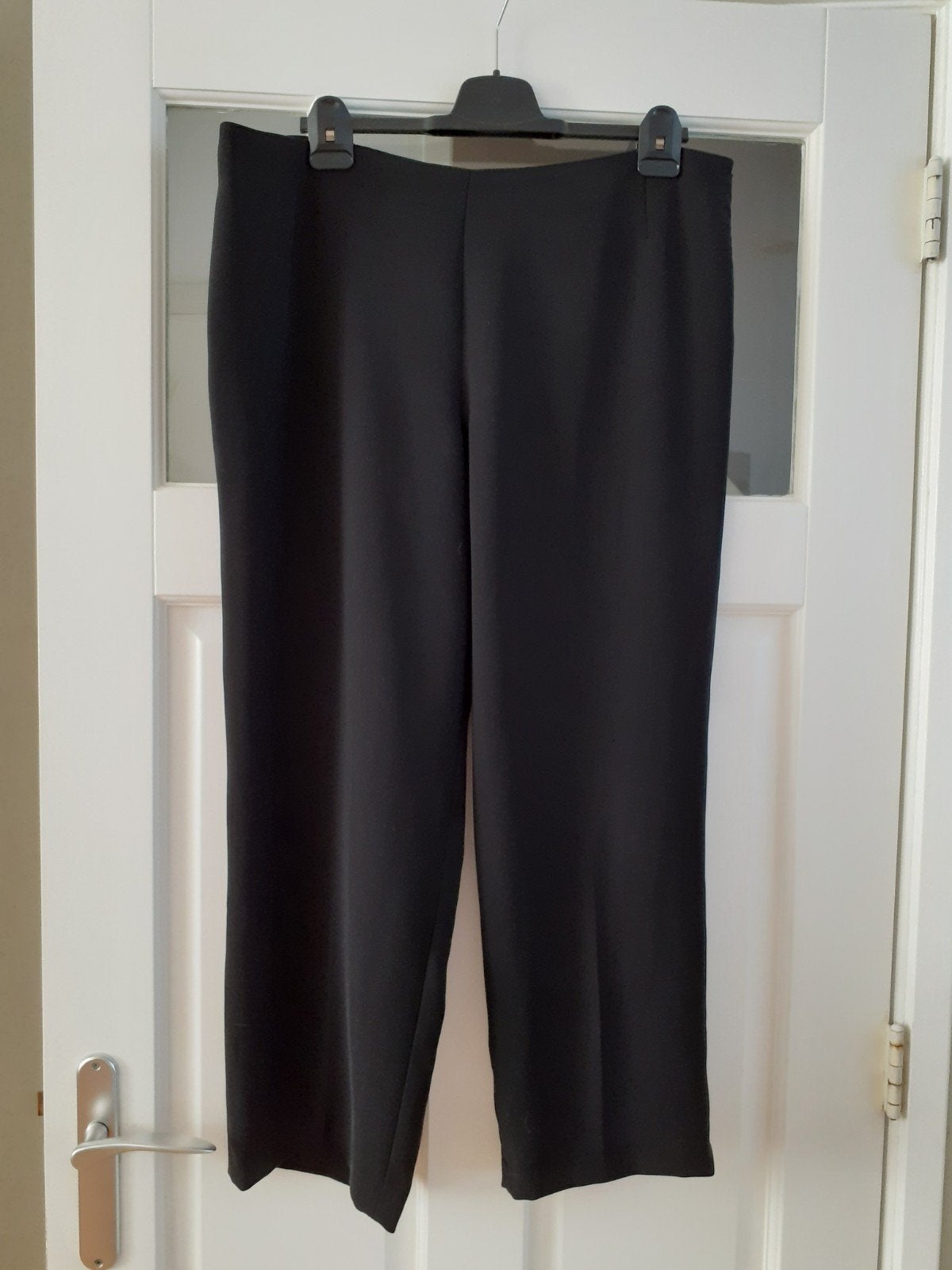 Claudia Sträter zwarte business pantalon 7/8 lengte maat XL, Zwart, Maat 46/48 (XL) of groter, Ophalen of Verzenden, Zo goed als nieuw