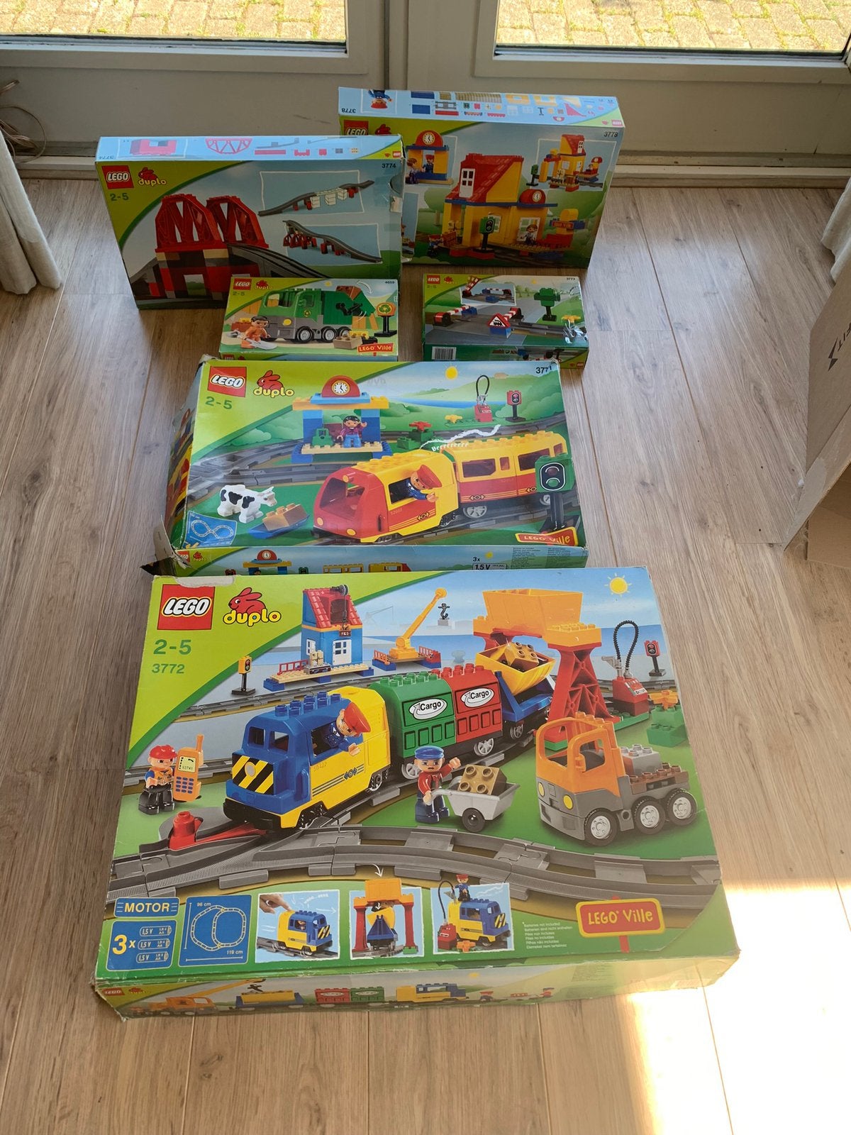 Lego duplo treinbaan, Ophalen of Verzenden, Gebruikt