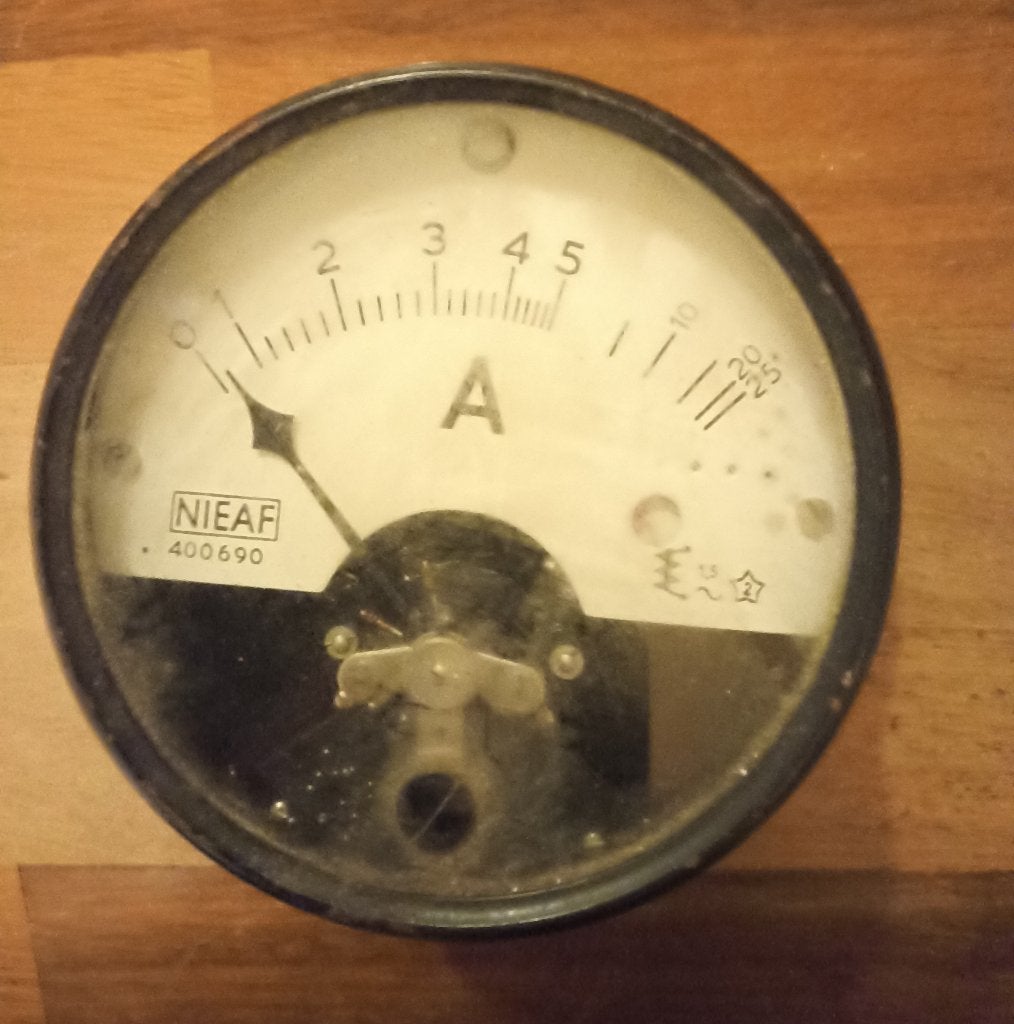 ampère & volt meter, Ophalen, Gebruikt, Elektriciteit
