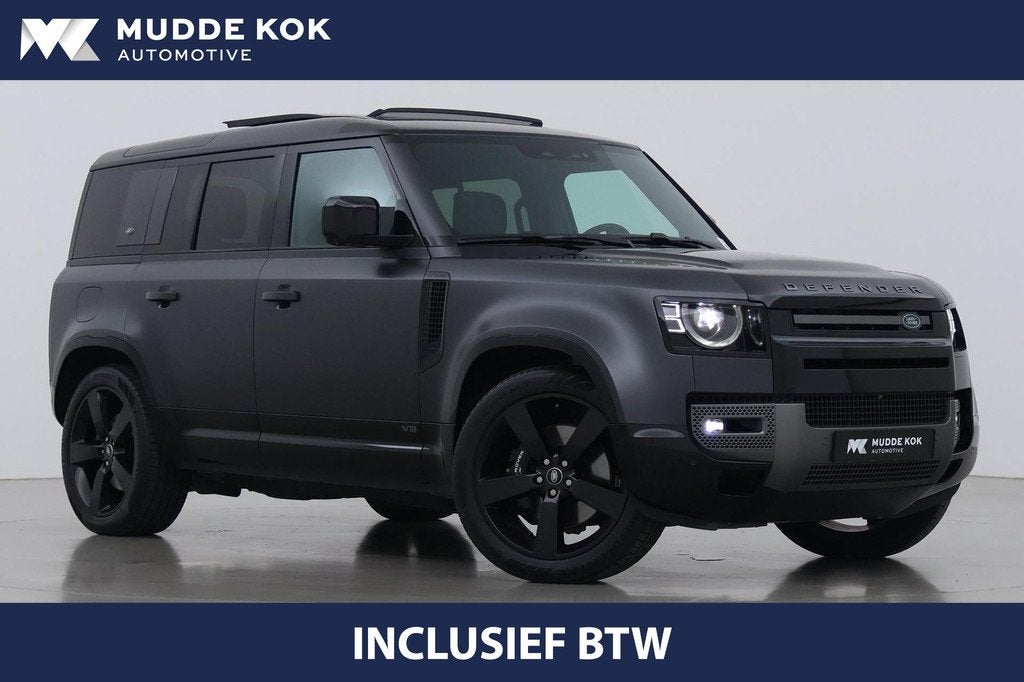 Land Rover Defender 5.0 P525 110 V8 Carpathian Edition | Mer, Auto's, Land Rover, Bedrijf, Te koop, 360° camera, 4x4, ABS, Adaptieve lichten