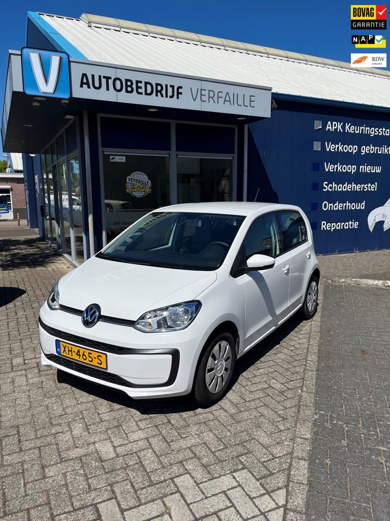 Volkswagen Up! 1.0 BMT move up!, Auto's, Gebruikt, Wit, Origineel Nederlands, Handgeschakeld