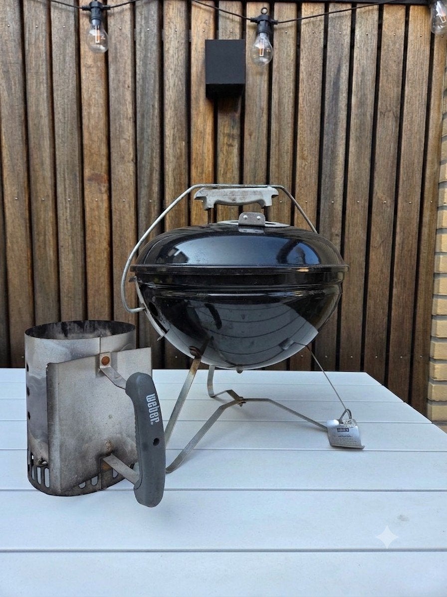 Weber Smokey Joe Premium Houtskoolbarbecue, Ophalen of Verzenden, Gebruikt, Weber