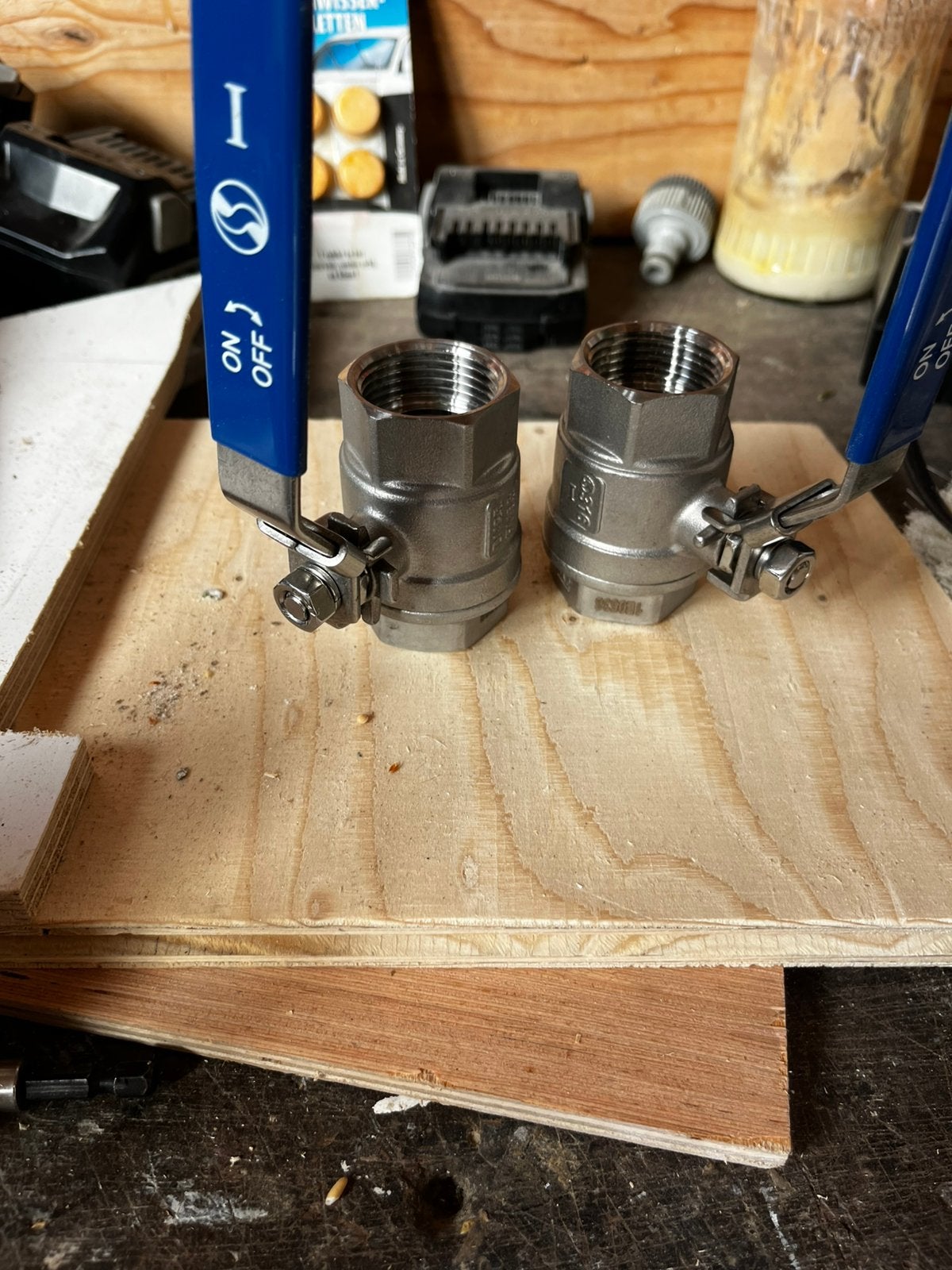 Rvs afsluiters 1”, Ophalen of Verzenden, Nieuw, Rvs, Overige typen