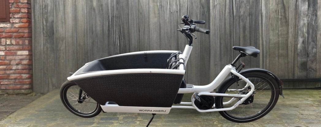 Urban Arrow Family Bakfiets slechts 700km gereden, Elektrisch, Zo goed als nieuw, 2 kinderen, Schijfrem