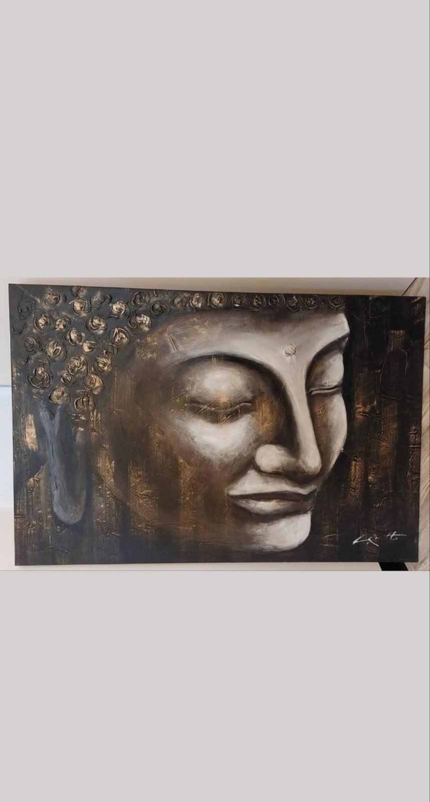 Nieuw Boeddha schilderij op canvas, Huis en Inrichting, Woonaccessoires | Schilderijen, Tekeningen en Foto's, Ophalen, Nieuw, Schilderij