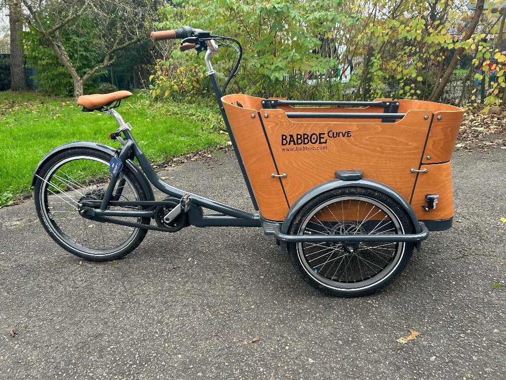 Babou bakfiets cruve mountain + accessoires, Fietsen en Brommers, Fietsen | Bakfietsen, 4 kinderen of meer, Ophalen, Overige merken