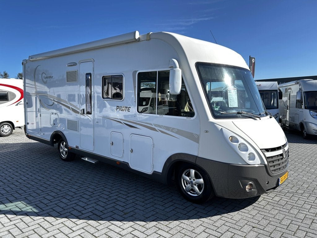 Pilote Explorateur G 741 Dwarsbed/Hefbed/Alde/2012, Integraal, Fiat, Pilote, 7 tot 8 meter