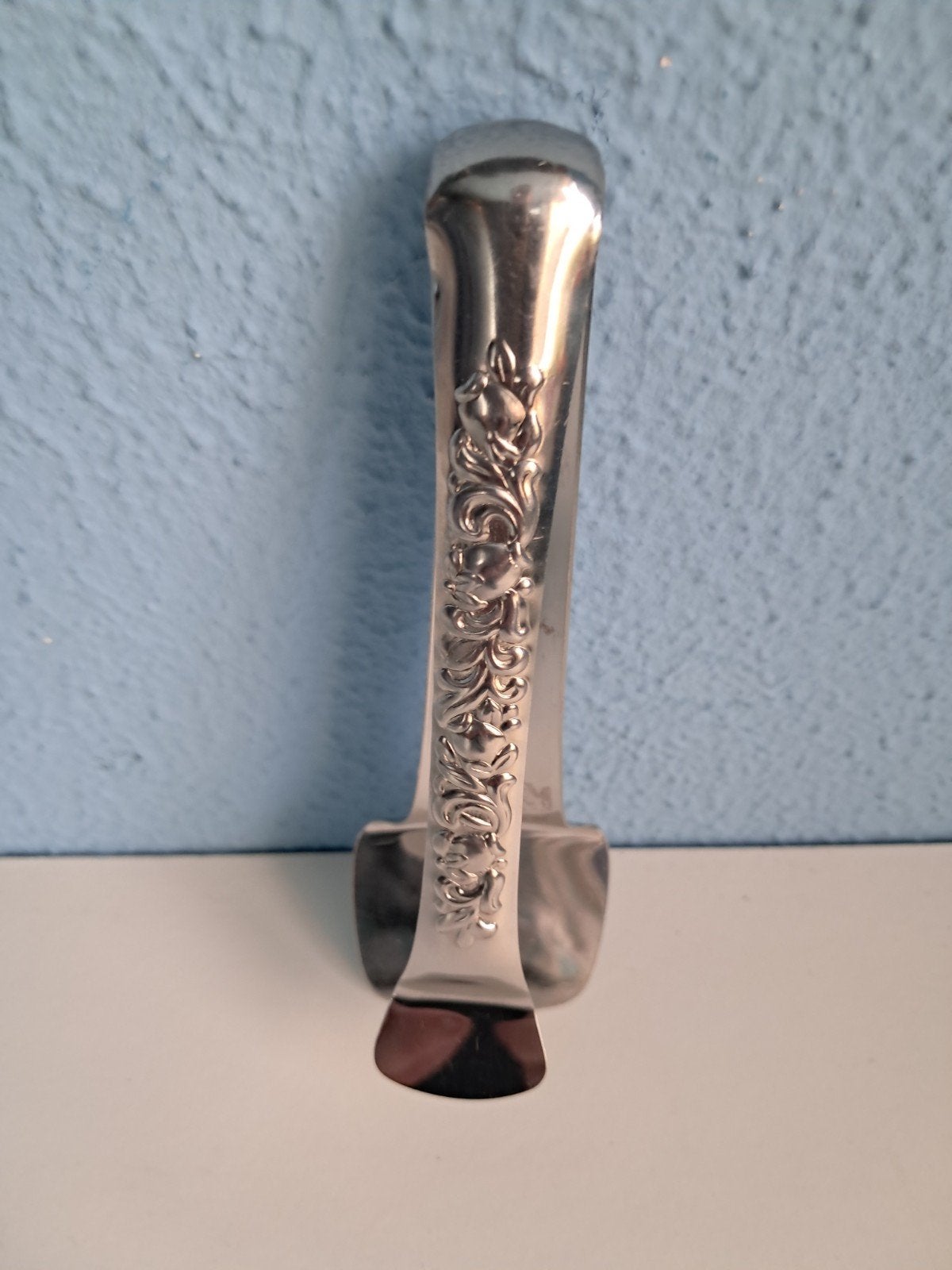 Vintage verzilverde suikertang of ijstang (caketang)., Ophalen of Verzenden