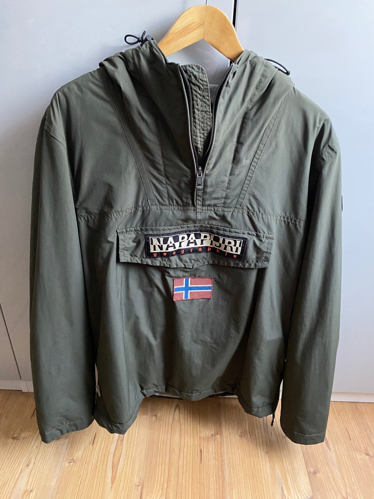 Parka napapijri maat M, Ophalen of Verzenden, Gedragen, Maat 48/50 (M), Groen