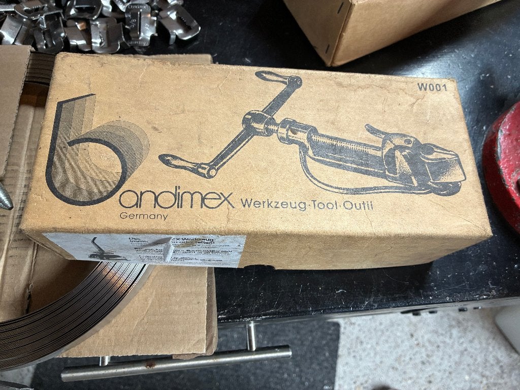 Bandimex RVS staalbandset – spanner, staalband en 29 clips, Ophalen of Verzenden, Zo goed als nieuw, Overige typen, Overige merken
