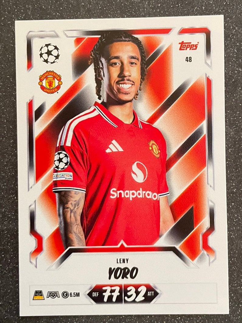 Topps MA 26/27    YORO    MANCHESTER UNITED, Verzenden, Zo goed als nieuw, Plaatje