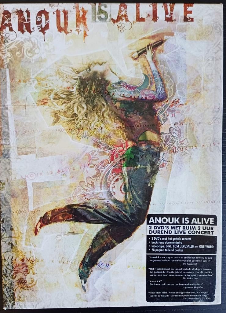 Anouk - Anouk Is Alive (2xDVD) Live Concert, Alle leeftijden, Ophalen, Gebruikt