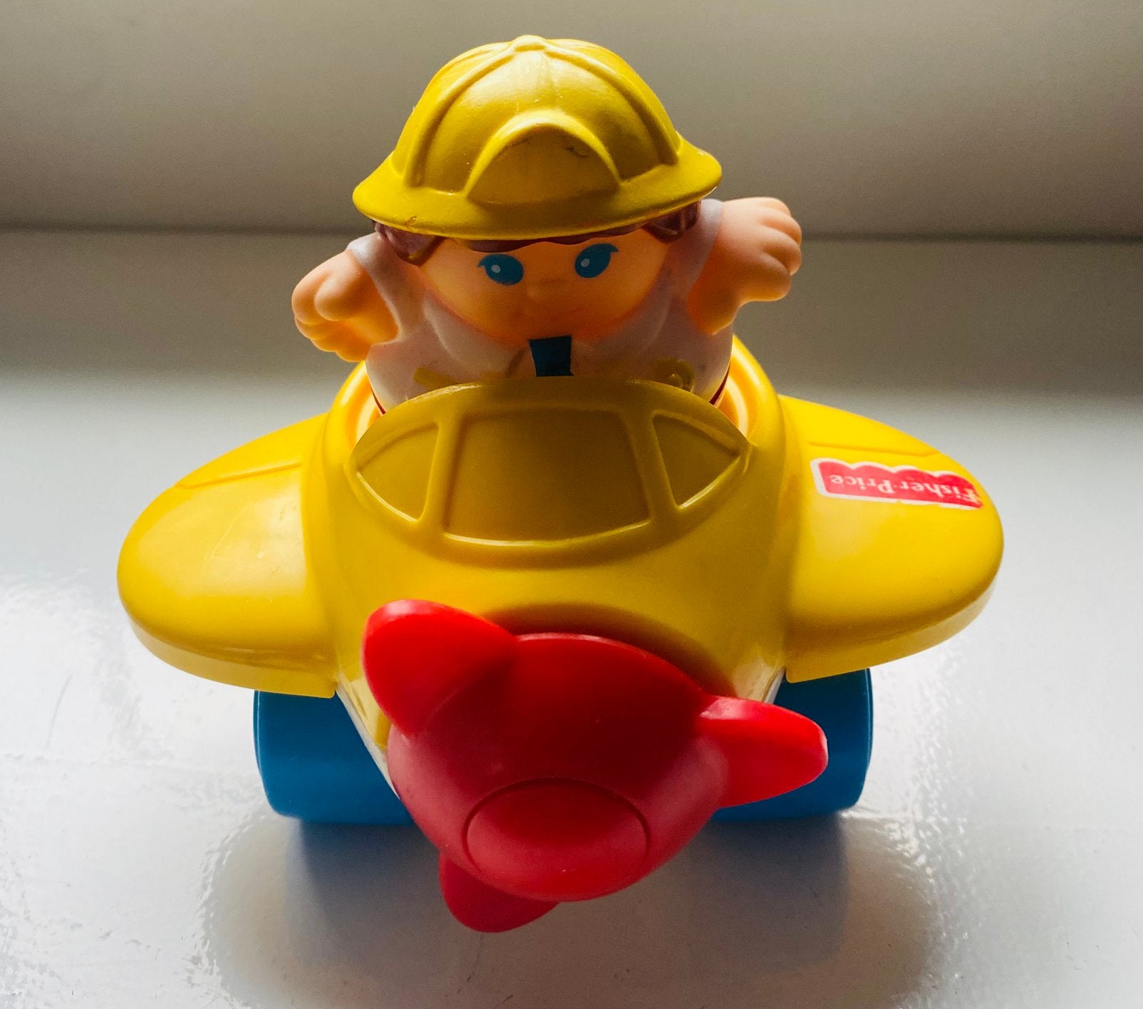Fisher Price Vliegtuig 1995, Ophalen of Verzenden, Gebruikt, Duw- of Trekspeelgoed