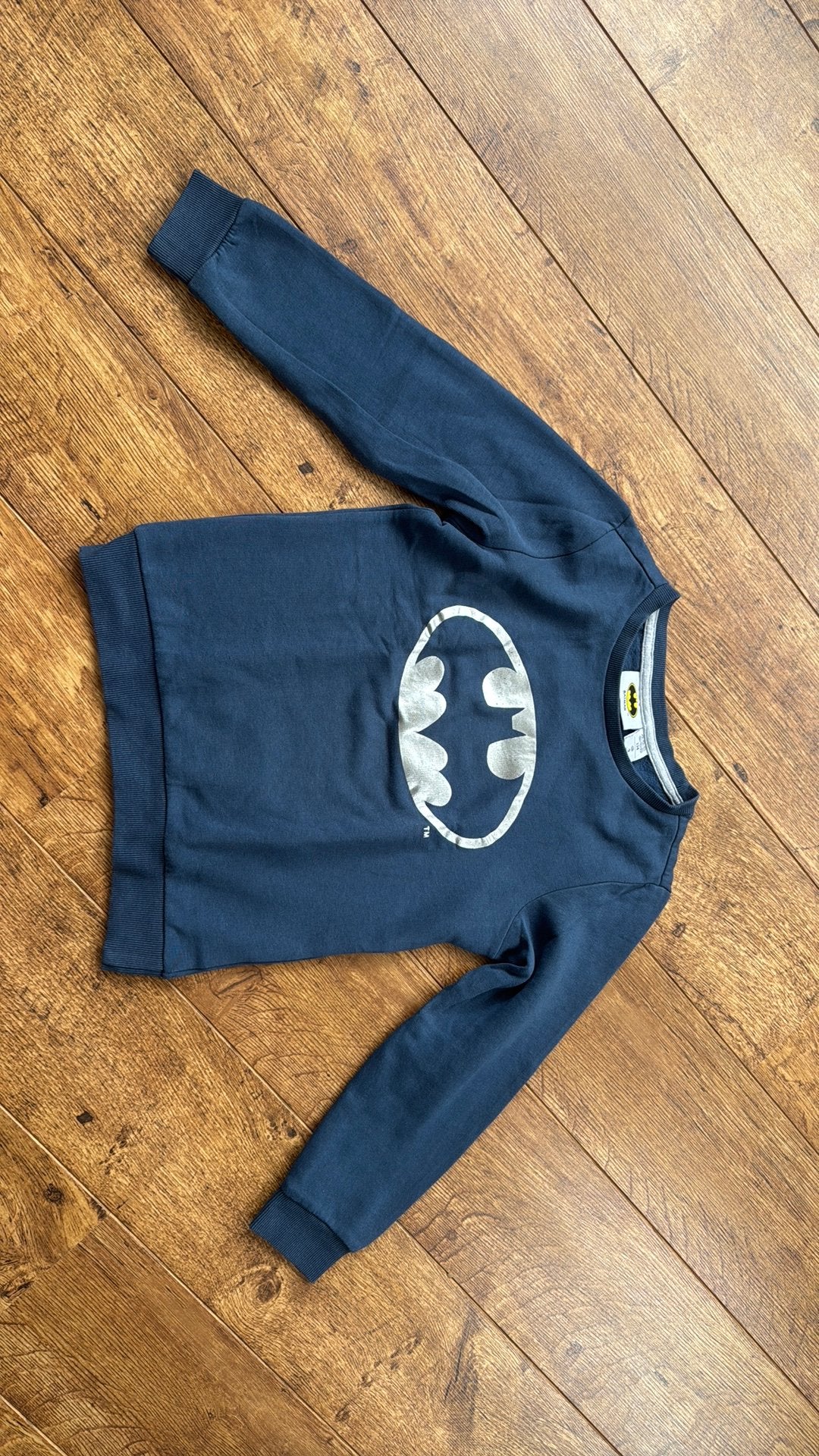 Batman trui maat 9 / 134, Ophalen of Verzenden, Zo goed als nieuw, Jongen, Trui of Vest