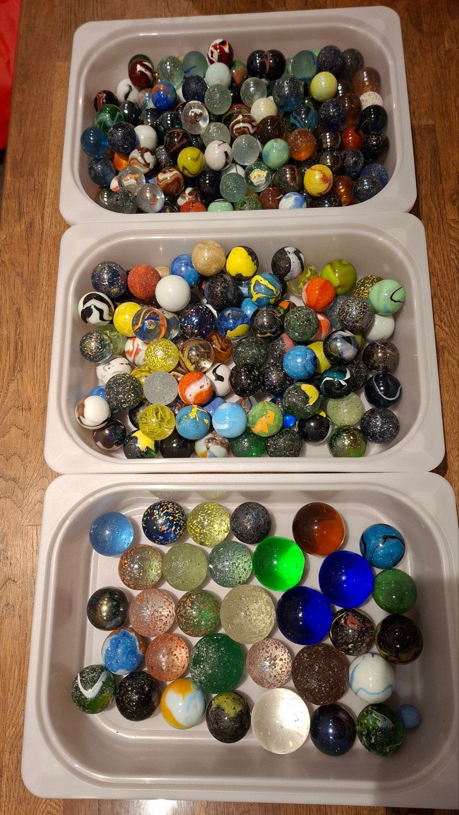 Grote knikkers (ongeveer 30 kilo), Ophalen, Gebruikt, Jongen of Meisje