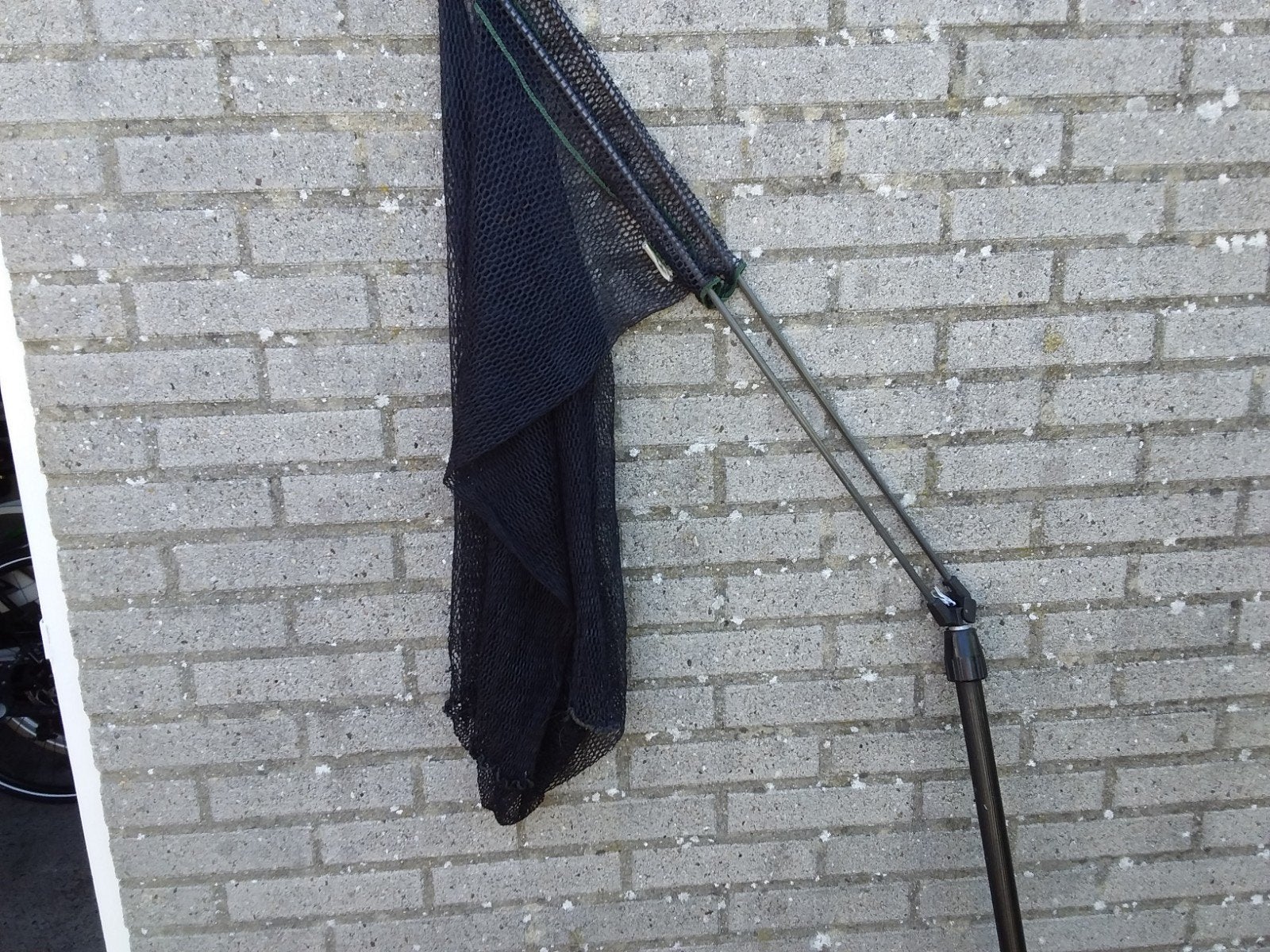 Visnet met lange afneembare steel, Ophalen of Verzenden, Gebruikt, Net of Fuik