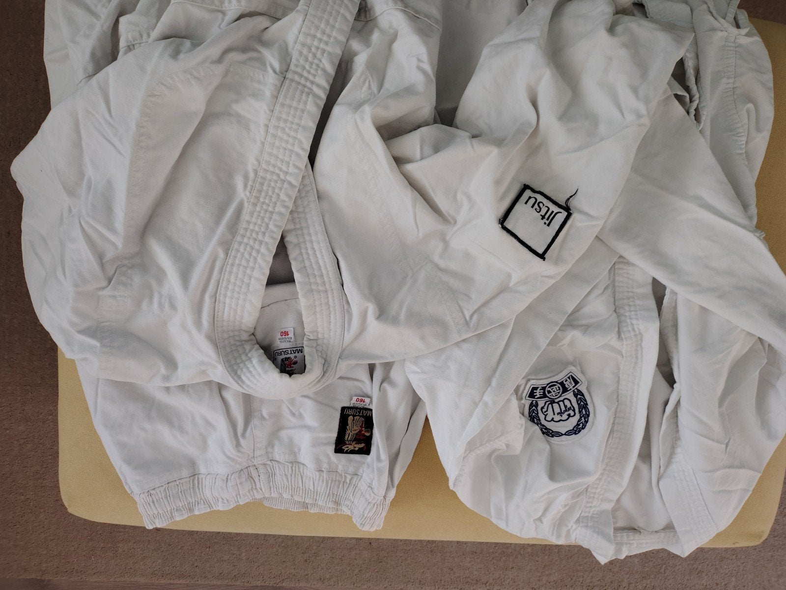 jiu jitsupak matsuru maat 160, extra jas, Vechtsportpak, Ophalen of Verzenden, Zo goed als nieuw, Jiu-Jitsu
