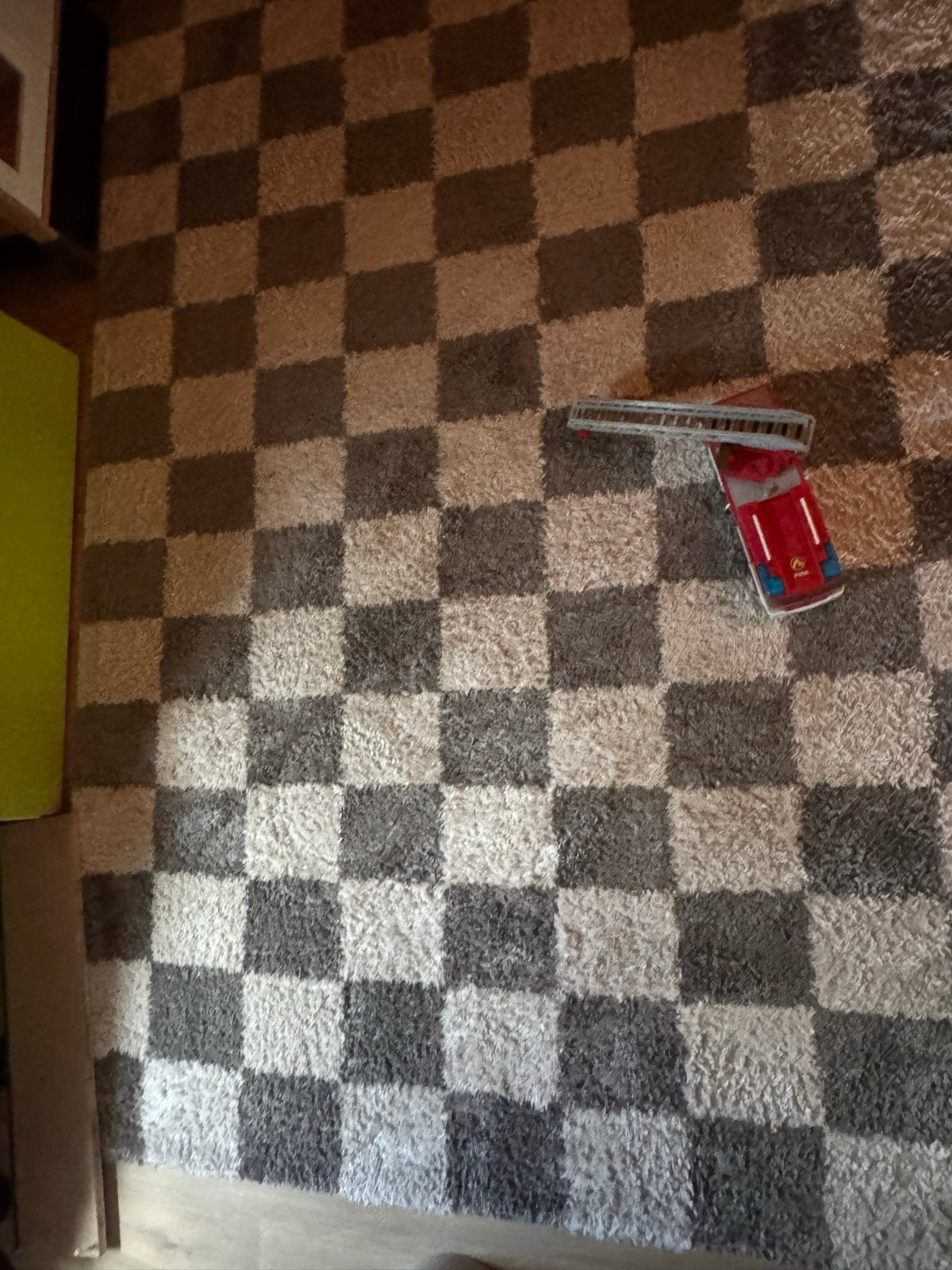 Wehkamp geblokt kleed 230x160, Ophalen, Gebruikt, Beige, 150 tot 200 cm