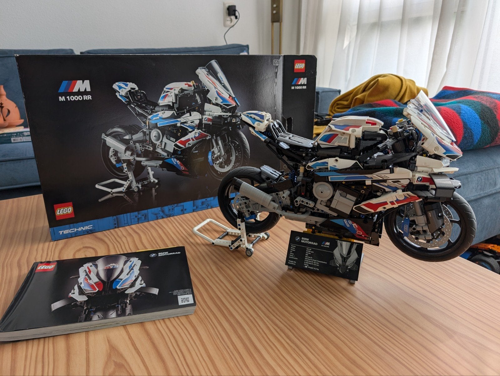 Lego Technic BMW M 1000 RR (42130), Lego, Ophalen of Verzenden, Zo goed als nieuw, Complete set