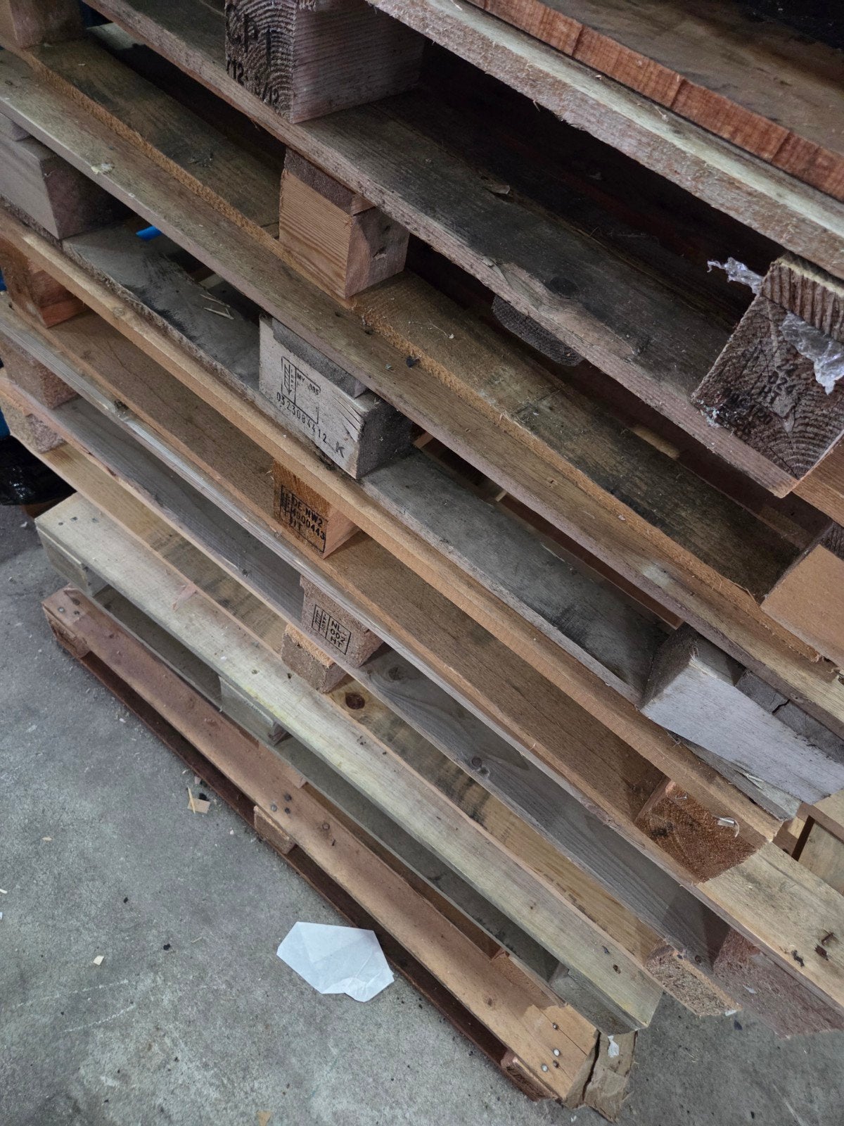 25 stuks pallets: 100x120, 100x100 blokpallets, europallets, Doe-het-zelf en Verbouw, Hout en Planken, Ophalen of Verzenden