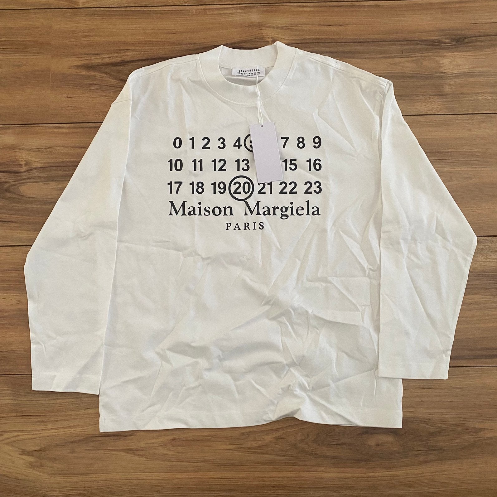 Maison Margiela longsleeve, Verzenden, Nieuw, Maat 56/58 (XL), Wit