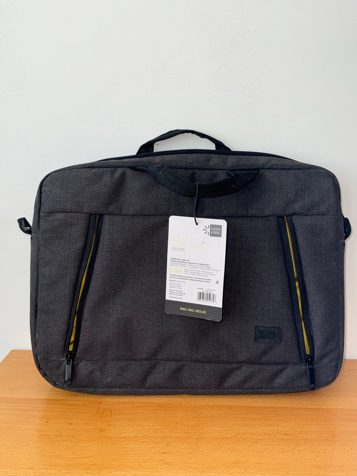 Case Logic Laptoptas 15 inch - Nieuw met label, Gevoerd laptopvak, 15 inch, Grijs, Nieuw