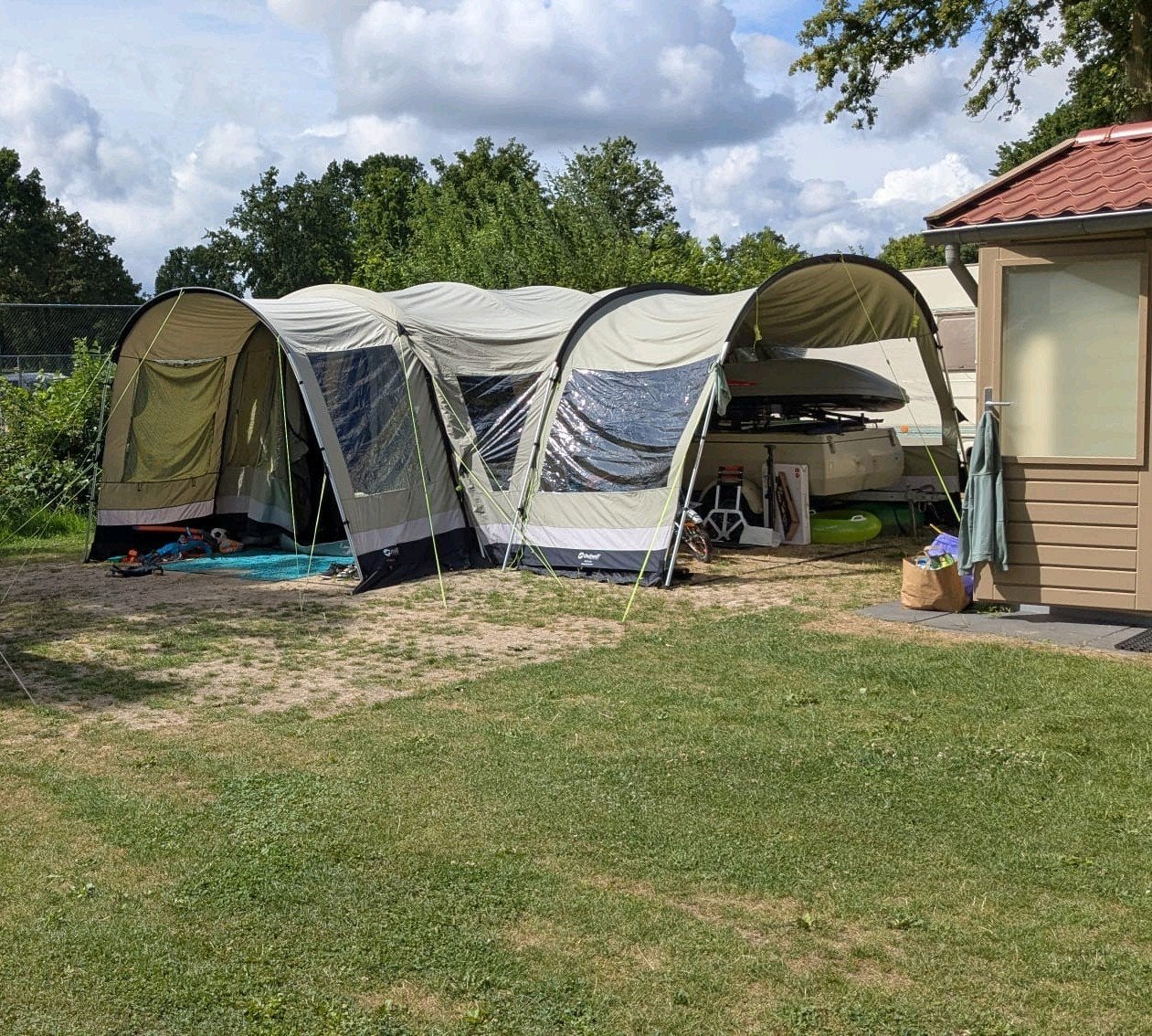 Outwell wolflake 5, Ophalen