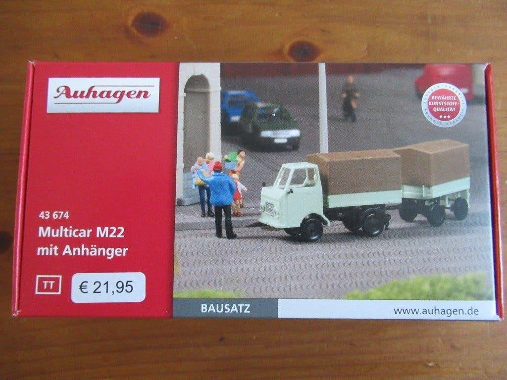 Multicar M22 mit Anhänger (Auhagen TT), Overige merken, Gelijkstroom of Wisselstroom, Overige typen, Nieuw