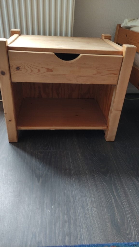 Nachtkastje, Ophalen, Gebruikt, 45 tot 65 cm, Minder dan 55 cm