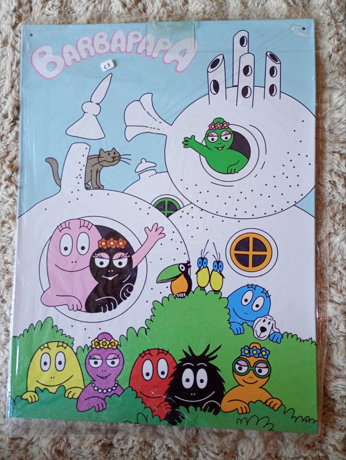Barbapapa blikken wanddecoratie, Ophalen of Verzenden, Nieuw, Wanddecoratie
