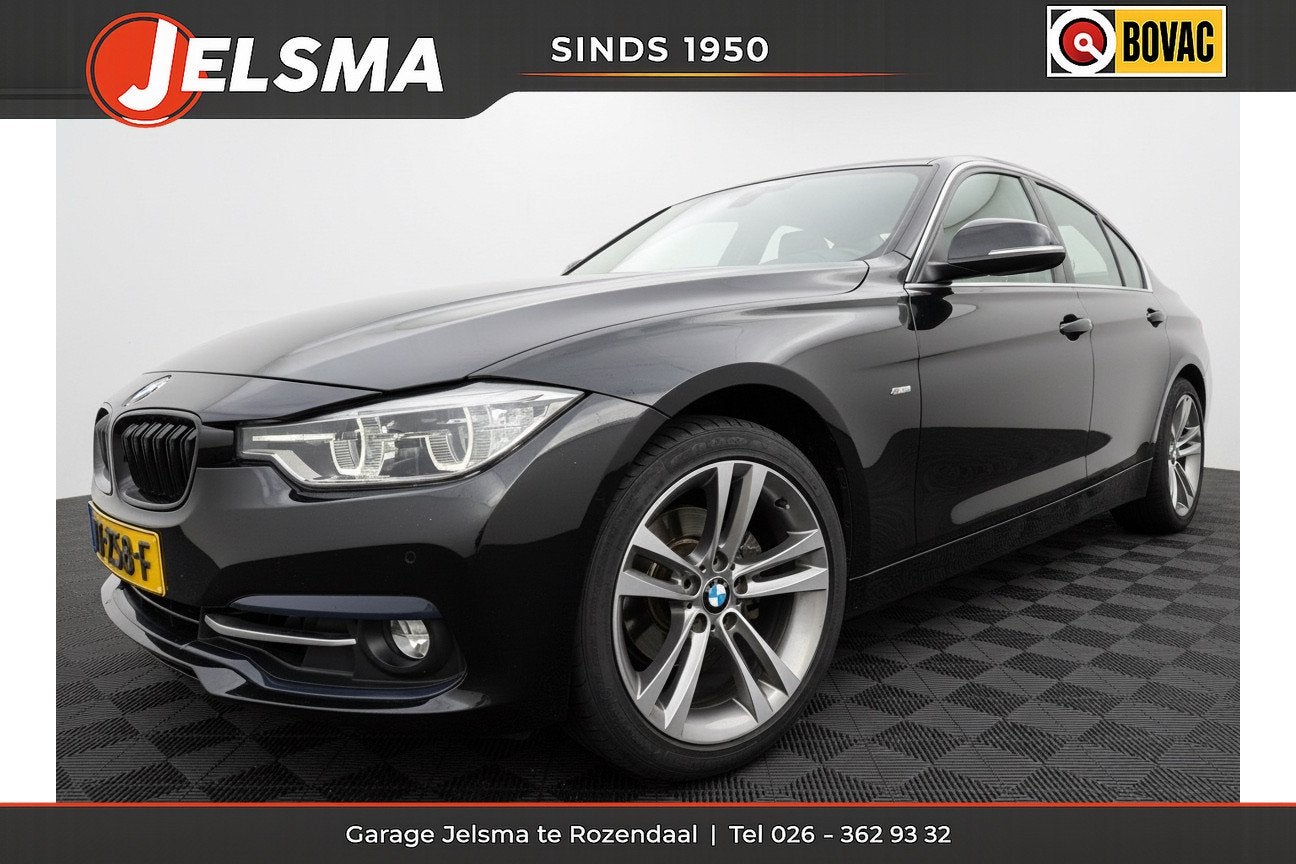 BMW 3 Serie 318i Executive Aut., Sport-line | Navi | NL auto, Auto's, Automaat, Gebruikt, Euro 6, Zwart