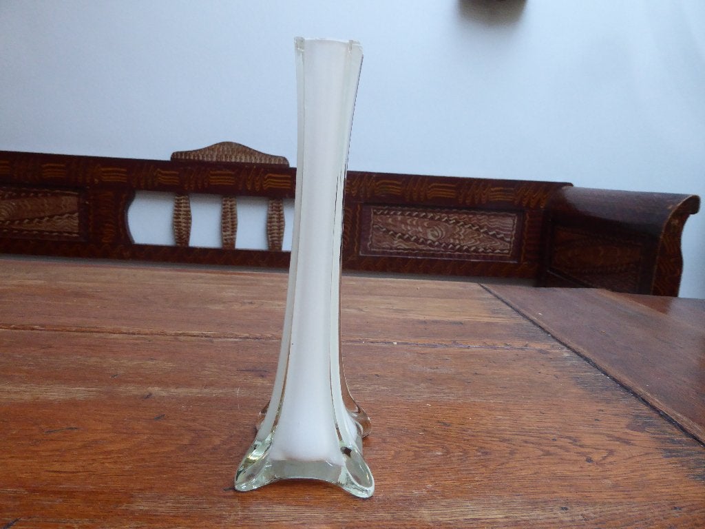 Vintage opaline vaasje – eiffeltoren, Ophalen of Verzenden