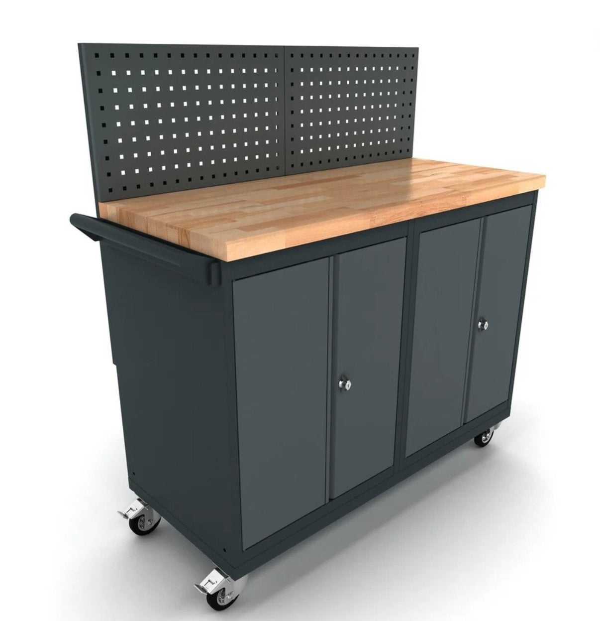 Verrijdbare werkbank 2x 2 deuren kast incl. gereedschapswand, Tuin en Terras, Ophalen, J, Overige typen, Nieuw