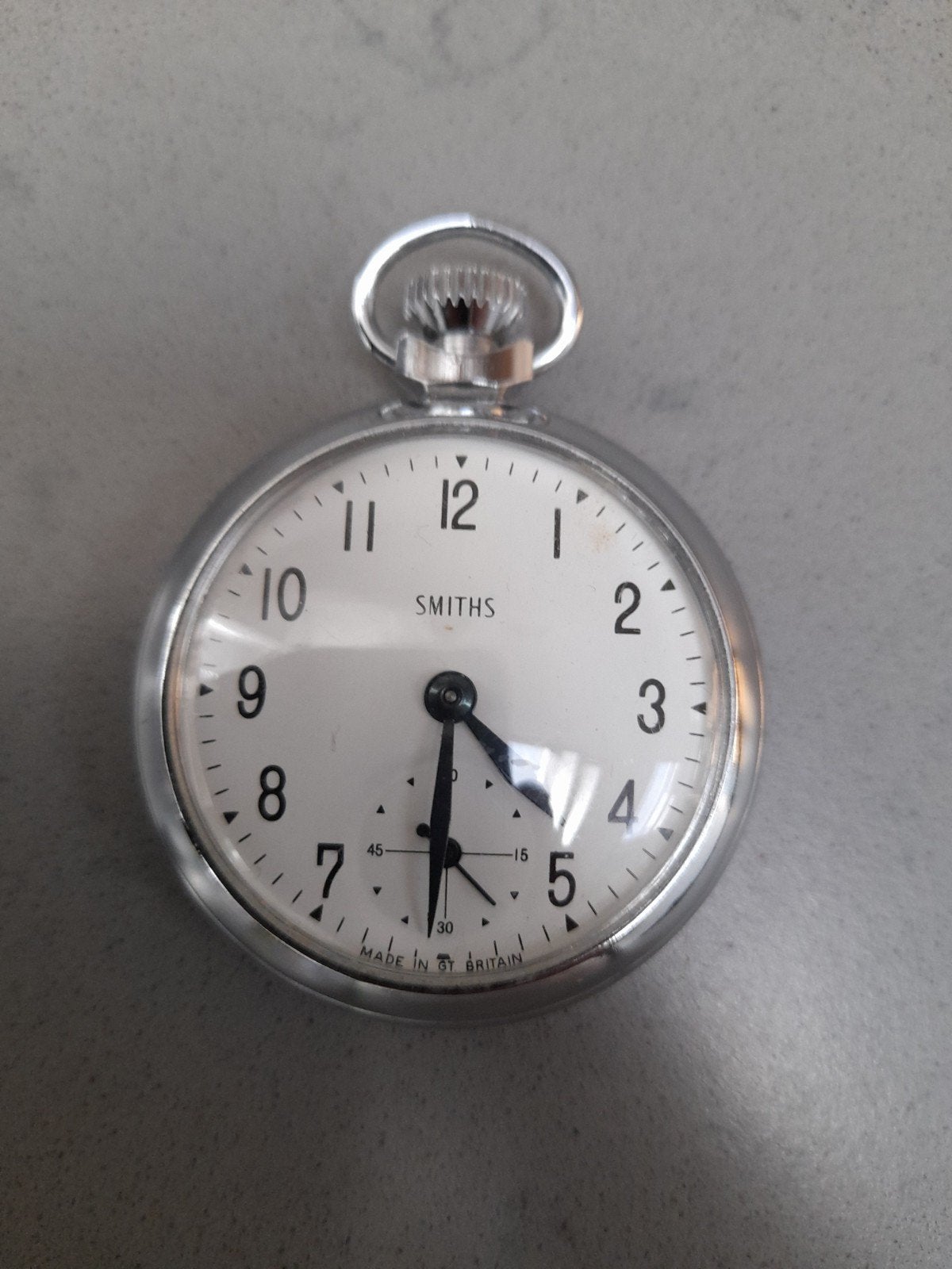Vintage Smiths Zakhorloge - Made in Great Britain, Overige merken, Zakhorloge, Staal, 1960 of later